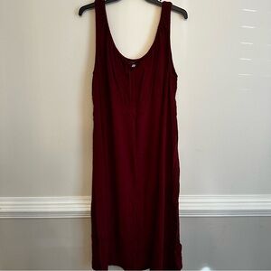Old Navy Deep Burgundy Sleeveless Dress